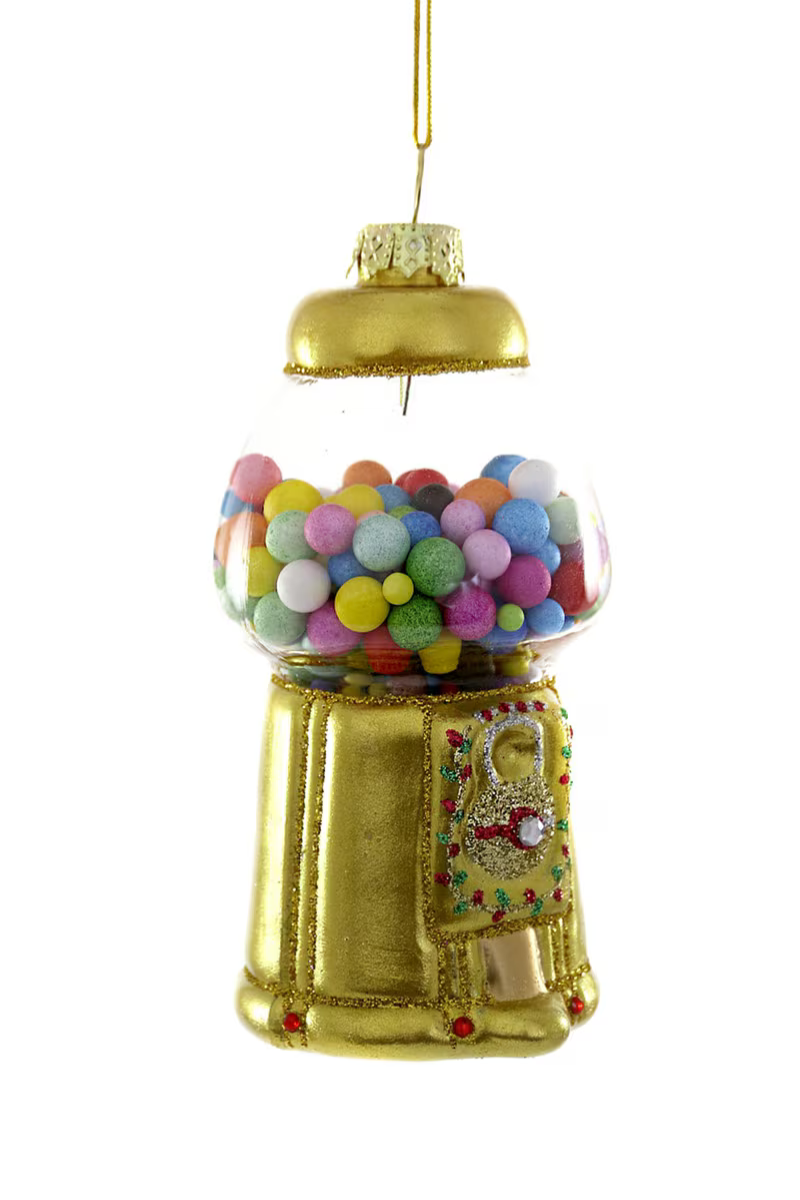 Cody Foster Glass Gumball Machine Ornament