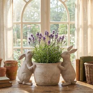 Rabbit Pair Planter