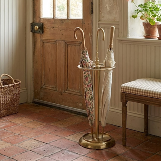 Gold Metal Umbrella Stand