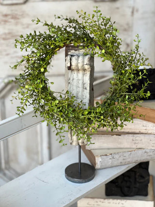 12" Baby's Grass Candle Ring with 6.5" Inner