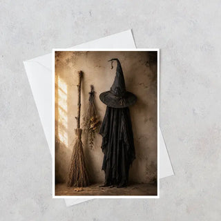 The Witch’s Wardrobe Halloween Note Card