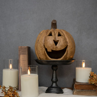 8" Big Mouth Pumpkin - Beige