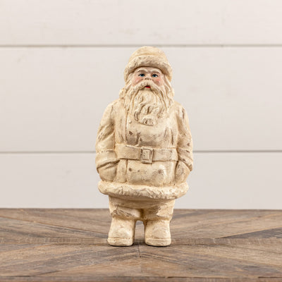 Vintage Style White Santa