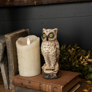 Vintage Style White Owl - Choose Size