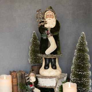 16.5" Forest Velvet Belsnickle Santa