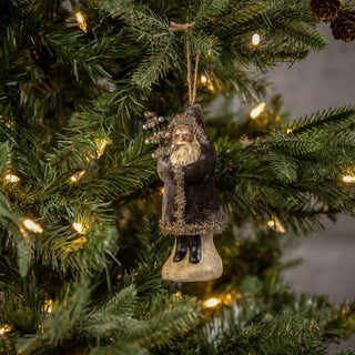 Belsnickel Santa Ornament - Charcoal