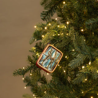 Tin of Sardines Glass Ornament