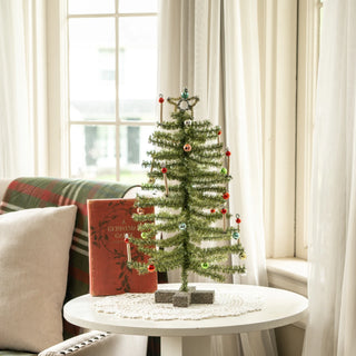 18" Green Festive Tree