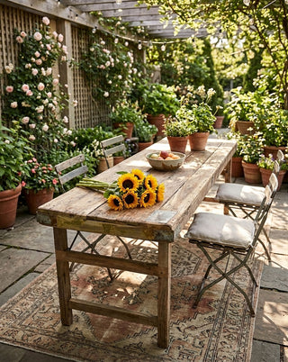 Reclaimed Wood Folding Table