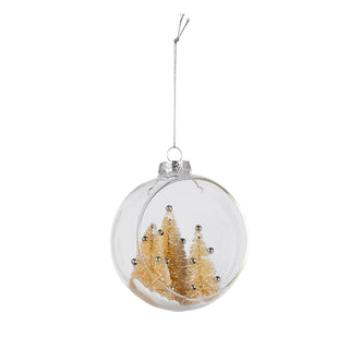 Glass Sphere Ornament with Trees