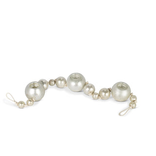 34" Glass Candle Holder Garland