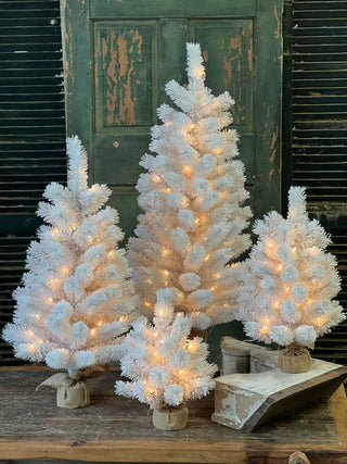 Winter Palette Tree with Lights - Choose Size