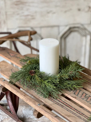 10" Telluride Spruce Candle Ring