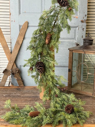 6' Longhope Cedar Garland