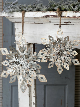Snowflake Soiree Ornaments- Choose Size