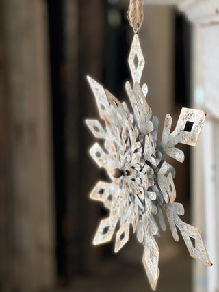 Snowflake Soiree Ornaments- Choose Size