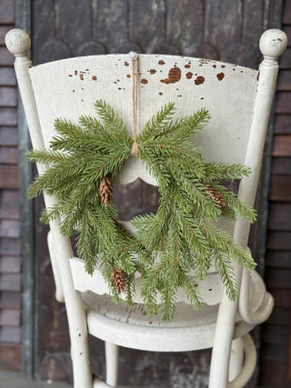 12" Arden Fir Hanging Wreath
