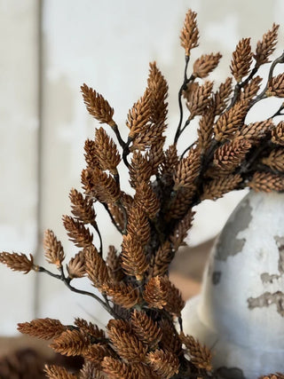 14” Plethora Pinecones Candle Ring
