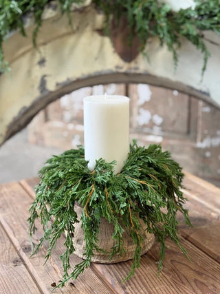 14” Emerald Falls Candle Ring