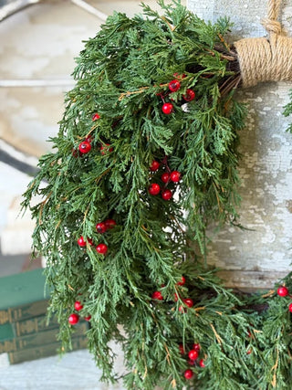 20" Emerald Celebration Hanging Wreath