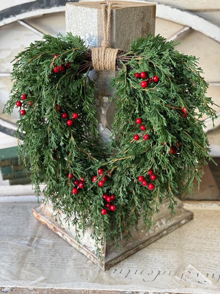 20" Emerald Celebration Hanging Wreath