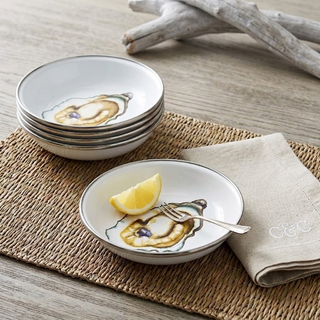 Enameled Oyster Tasting Dish