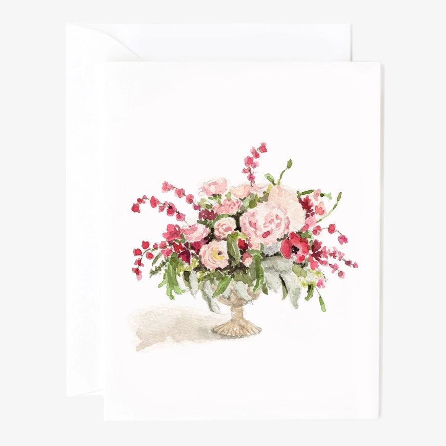 Set of 8 Pinks Bouquet Notecards