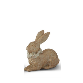 Gold Bunny with Floral Collar - Choose Style