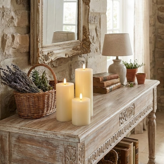 LED Pillar Candle - Choose Size