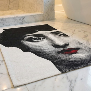 Vintage Style Pop-Art Bath Mat