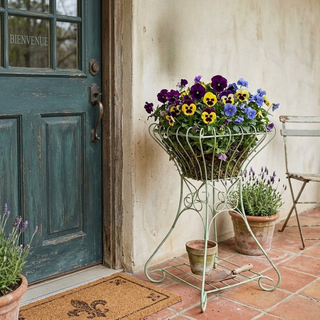 Green Paris Garden Planter Basket