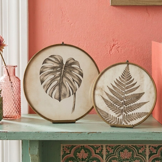 Round Antique Gold Photo Frame - Choose Size