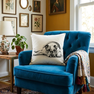 20" Bulldog Pillow