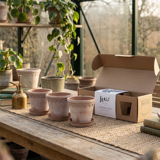 Bergs Potters Københavner RAW Rosa Planters Set of 3