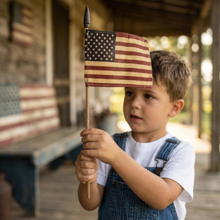 Primitive American Flag - Small