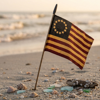 Primitive Betsy Ross American Flag