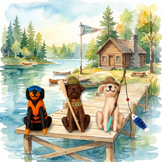 Summer Camp Dogs - Choose Style