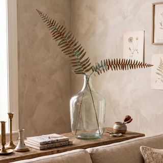 Rusty Blue Fern Branch - Choose Size