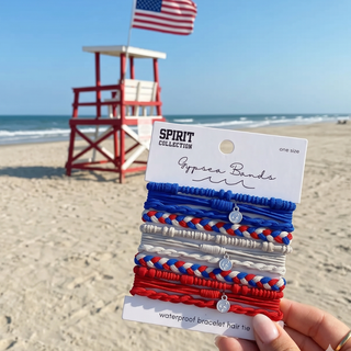 Patriotic Hair Tie Bracelets