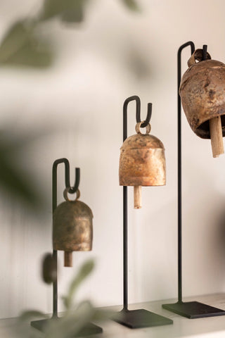 Vintage Inspired Iron Bell Stands - Choose Size