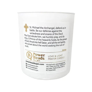 Love & Light Prayer Candle - St. Michael