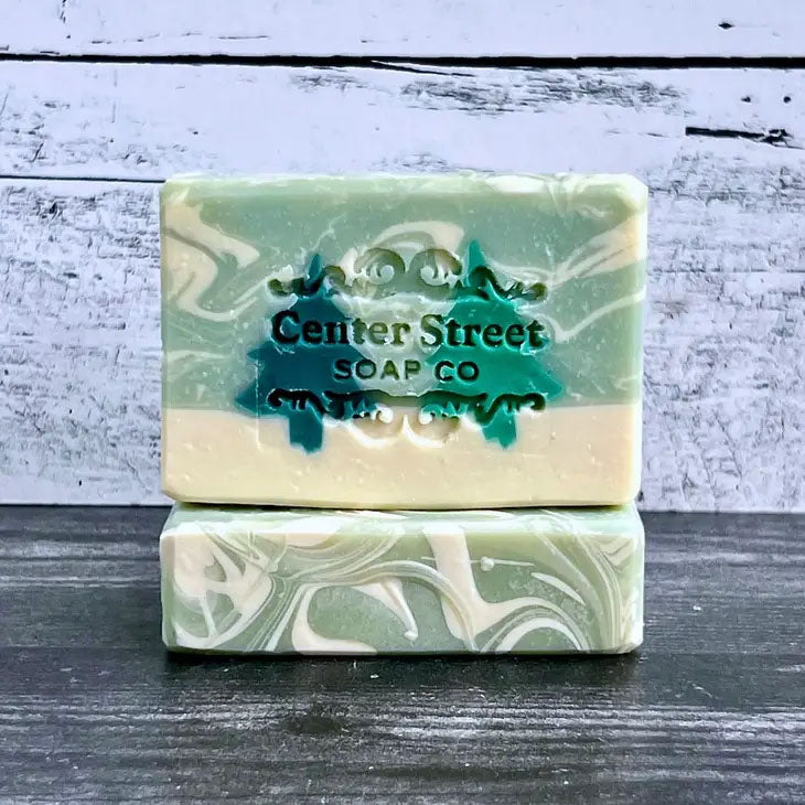 Alpine Frost Handmade Soap Bar - Berry, Silver Fir, Blue Spruce and Musk Scent