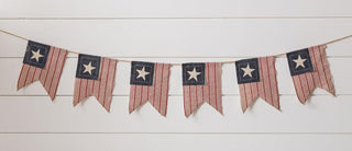 Americana Patch Flag Banner
