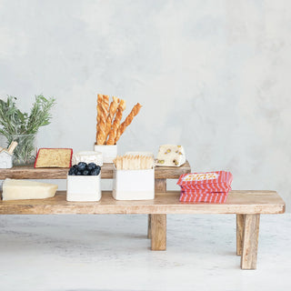 Set of 2 36" Wide Nesting Pedestals Stands