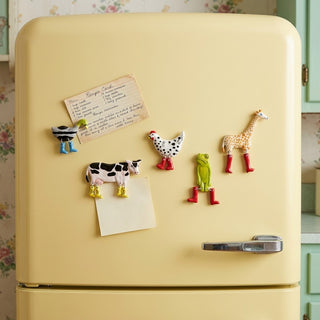 Stoneware Animal with Boots Magnet - Choose Your Favorite