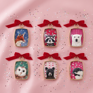 Festive Menagerie Animal Ornament – 6 Styles