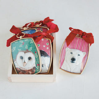 Festive Menagerie Animal Ornament – 6 Styles