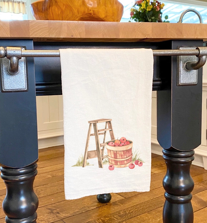 Apple Picking Tea Towel