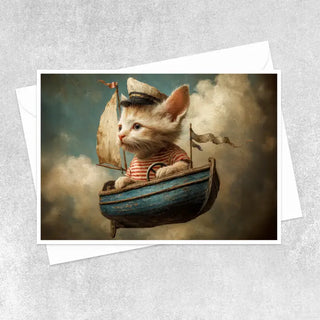 Captain Cat - Note Card