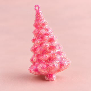 Glitterville Glass Dreamy Dewdrop Cedar Ornament - Choose Color